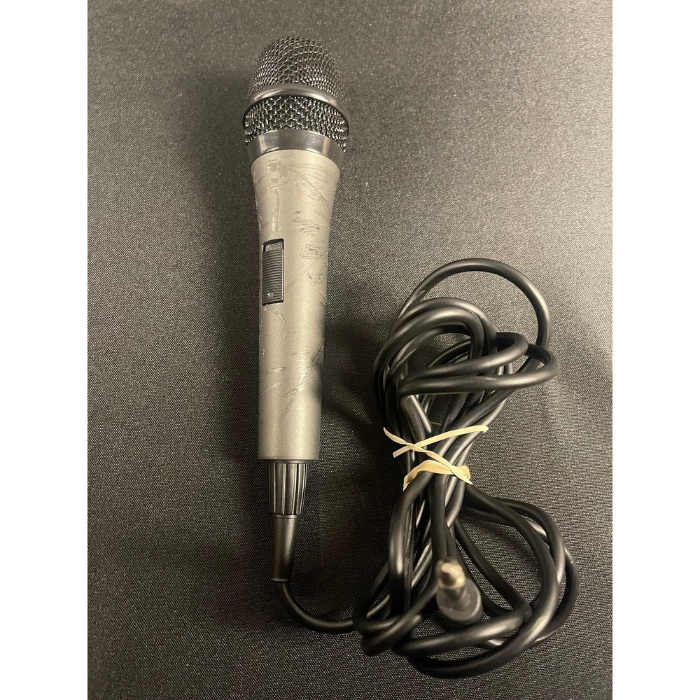 Unbranded Dynamic Handheld Wired Vocal Microphone 1/4 Inch Jack Grey Black